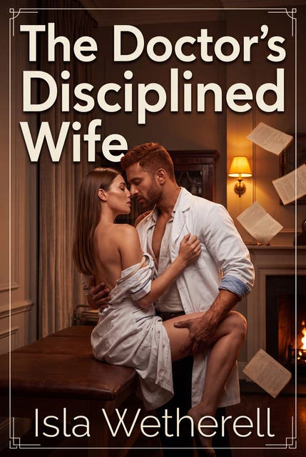 The Doctor's Disciplined Wife: Victorian Clinical Erotic Punishment Romance – omslag til lydbogen af Isla Wetherell