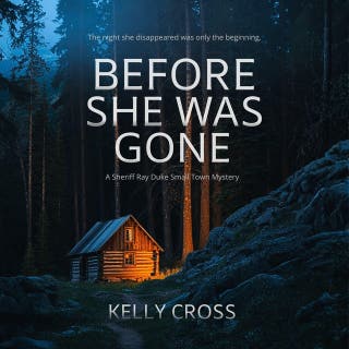 Before She Was Gone – omslag till ljudboken av Kelly Cross