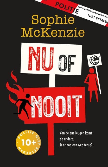 Nu of nooit – omslag van het luisterboek van Sophie McKenzie