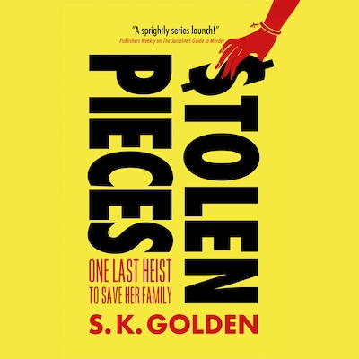 Stolen Pieces – omslag til lydbogen af S. K. Golden