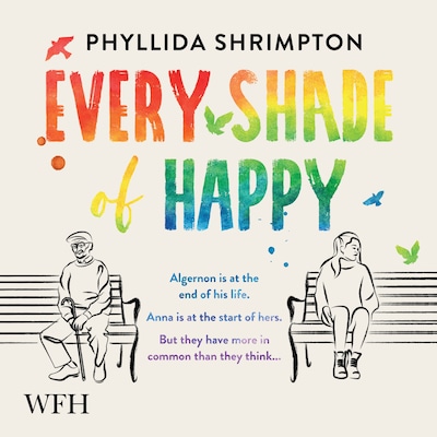 Every Shade of Happy – omslag til lydbogen af Phyllida Shrimpton