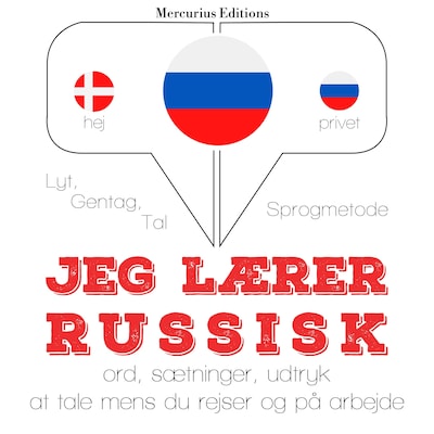 Jeg lærer russisk – omslag til lydbogen af JM Gardner