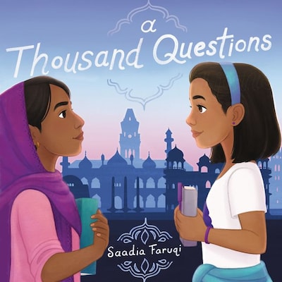 A Thousand Questions – omslag til lydbogen af Saadia Faruqi