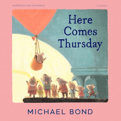 Here Comes Thursday – omslag til lydbogen af Michael Bond