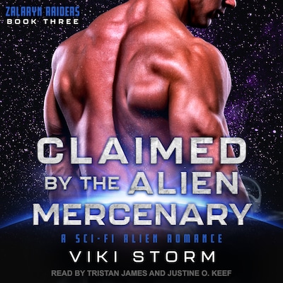 Claimed by the Alien Mercenary – omslag til lydbogen af Viki Storm