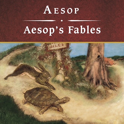 Aesop's Fables, with eBook – omslag til lydbogen af Aesop
