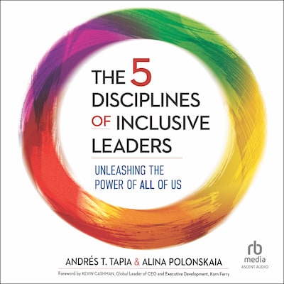 The 5 Disciplines of Inclusive Leaders – omslag til lydbogen af Andrés T. Tapia, Alina Polonskaia