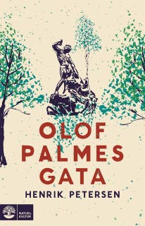 Olof Palmes gata – omslag till ljudboken av Henrik Petersen