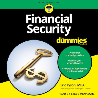 Financial Security For Dummies – omslag til lydbogen af Eric Tyson, MBA