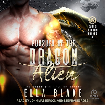 Pursued by the Dragon Alien – omslag til lydbogen af Ella Blake