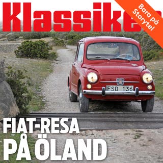 Fiatresa på Öland – omslag till ljudboken av Carl Legelius,Klassiker