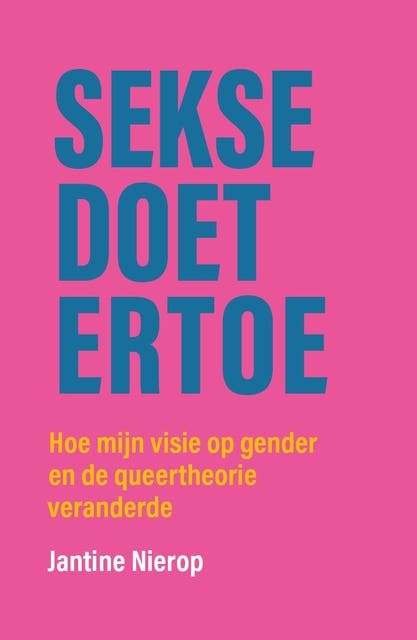 Sekse doet ertoe – omslag van het luisterboek van Jantine Nierop