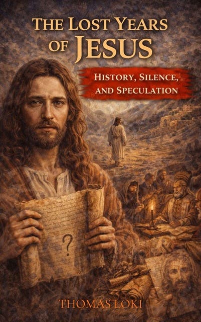 The Lost Years of Jesus: History, Silence, and Speculation – omslag til lydbogen af Thomas Loki