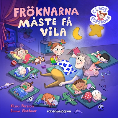 Fröknarna måste få vila – omslag till ljudboken av Klara Persson