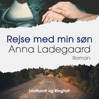 Rejse med min søn – omslag til lydbogen af Anna Ladegaard