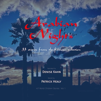 Arabian Nights – omslag till ljudboken av Patrick Healy