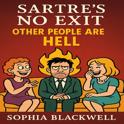 Sartre's No Exit – omslag til lydbogen af Sophia Blackwell
