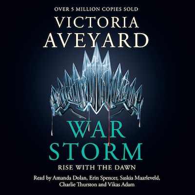 War Storm – omslag til lydbogen af Victoria Aveyard
