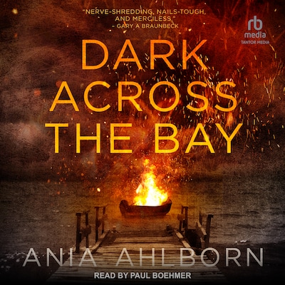 Dark Across the Bay – omslag til lydbogen af Ania Ahlborn