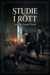 Studie i rött – omslag till ljudboken av Arthur Conan Doyle