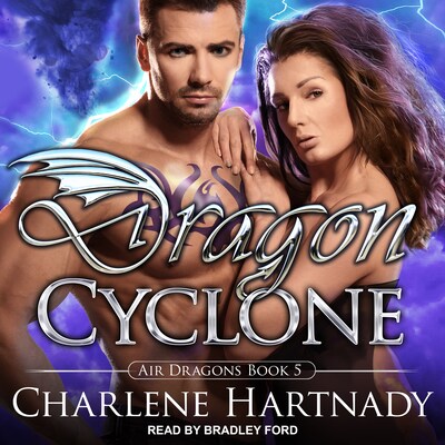 Dragon Cyclone – omslag til lydbogen af Charlene Hartnady