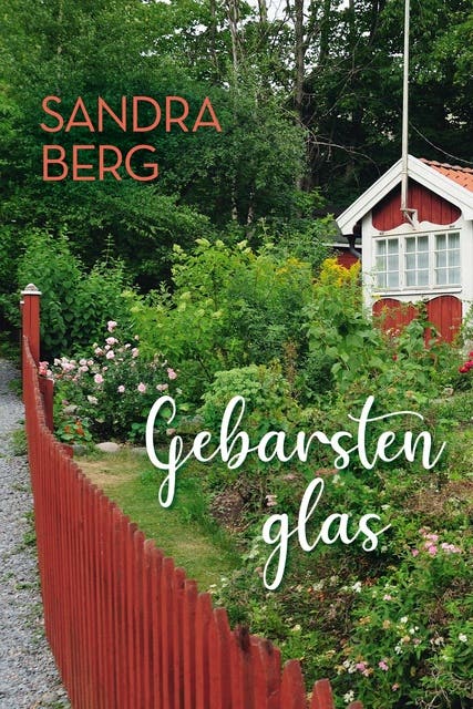 Gebarsten glas – omslag van het luisterboek van Sandra Berg