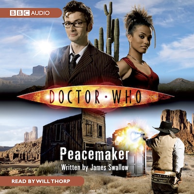 Doctor Who: Peacemaker – omslag til lydbogen af James Swallow