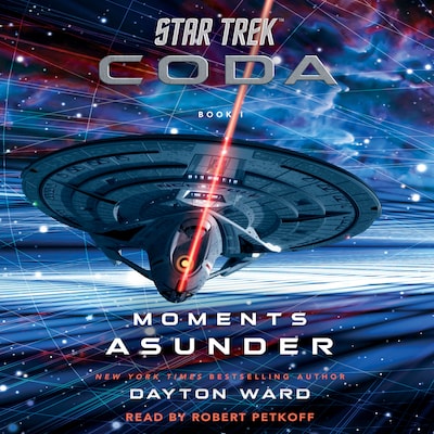 Star Trek: Coda: Book 1: Moments Asunder – omslag til lydbogen af Dayton Ward