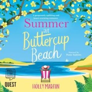 Summer at Buttercup Beach – okładka audiobooka, autor Holly Martin