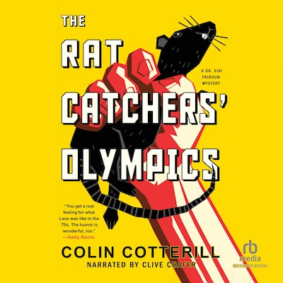 The Rat Catchers' Olympics – omslag van het luisterboek van Colin Cotterill