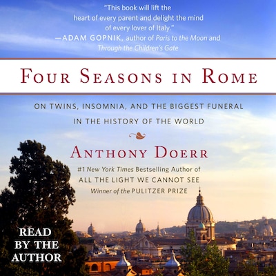 Four Seasons in Rome – omslag til lydbogen af Anthony Doerr