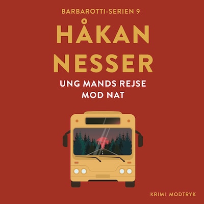 Ung mands rejse mod nat – omslag til lydbogen af Håkan Nesser