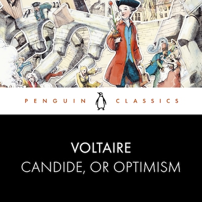 Candide, or Optimism – omslag til lydbogen af Francois Voltaire