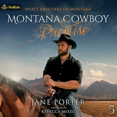 Montana Cowboy Promise – omslag til lydbogen af Jane Porter
