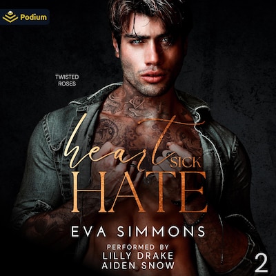 Heart Sick Hate – omslag til lydbogen af Eva Simmons