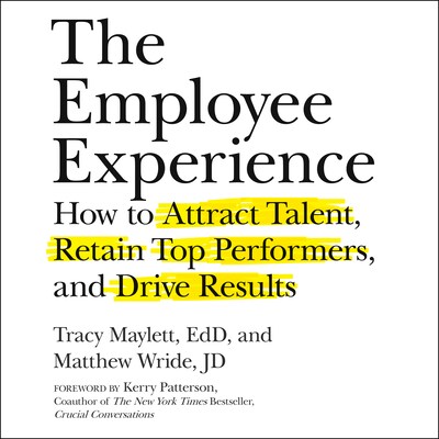The Employee Experience – omslag til lydbogen af Tracy Maylett, EdD, Matthew Wride, JD