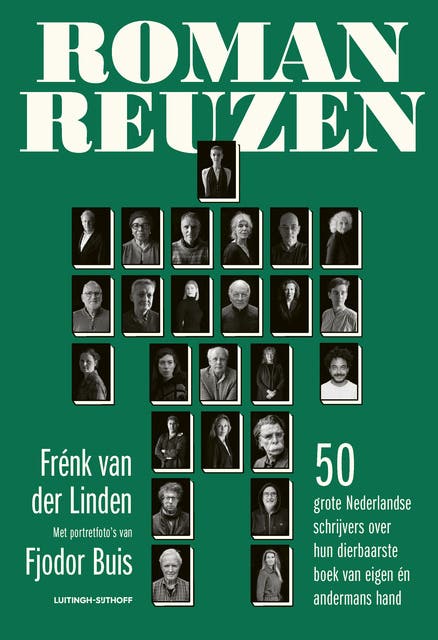 RomanReuzen: 50 grote Nederlandse schrijvers over hun dierbaarste boeken – omslag van het luisterboek van Fjodor Buis,Frénk van der Linden