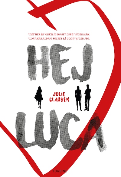 Hej Luca – omslag til lydbogen af Julie Clausen