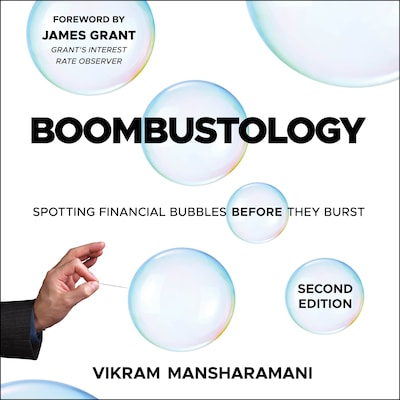 Boombustology – omslag til lydbogen af Vikram Mansharamani
