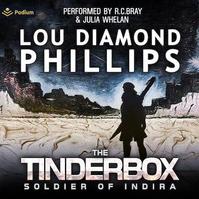 The Tinderbox: Soldier of Indira – omslag til lydbogen af Lou Diamond Phillips