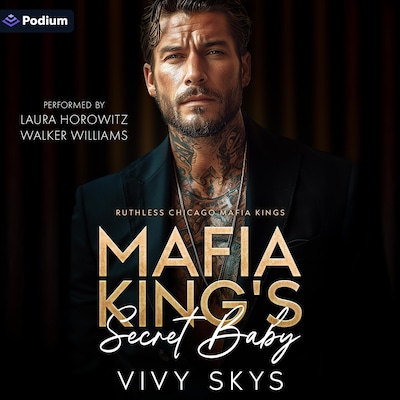 Mafia King's Secret Baby – omslag til lydbogen af Vivy Skys
