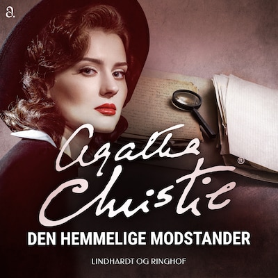 Den hemmelige modstander – omslag til lydbogen af Agatha Christie