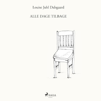 Alle dage tilbage – omslag til lydbogen af Louise Juhl Dalsgaard