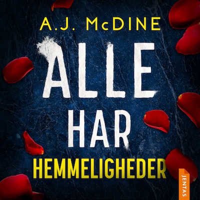 Alle har hemmeligheder – omslag til lydbogen af A.J. McDine