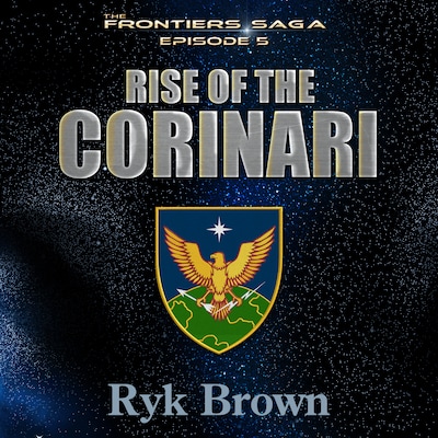 Rise of the Corinari – omslag til lydbogen af Ryk Brown