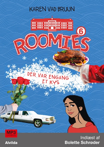 Roomies 6: Der var engang et kys – omslag til lydbogen af Karen Vad Bruun