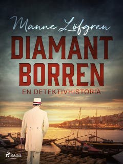 Diamantborren – omslag till ljudboken av Manne Löfgren