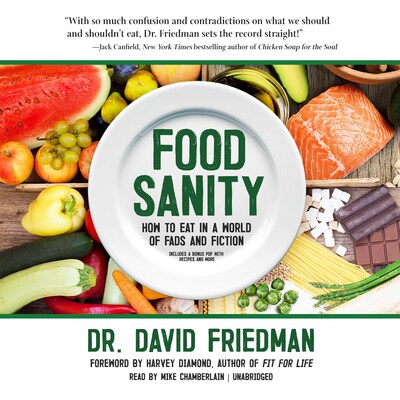 Food Sanity – omslag til lydbogen af David Friedman