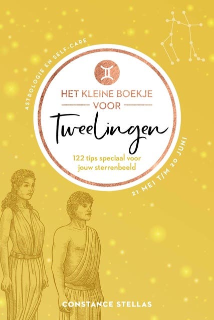 Het kleine boekje voor Tweelingen: 122 tips speciaal voor jouw sterrenbeeld – omslag van het luisterboek van Constance Stellas