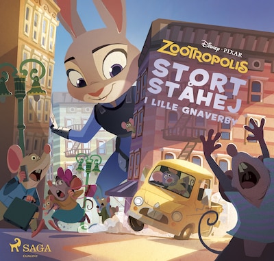 Zootropolis - Stort ståhej i Lille Gnaverby – omslag til lydbogen af Disney